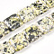 Synthetic Turquoise Beads Strands, Spray Painted, Square, Lemon Chiffon, 20x20x6.5mm, Hole: 1mm, about 20pcs/strand, 15.63''(39.7cm)