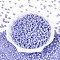 6/0 Glass Seed Beads, Ceylon, Round, Lilac, 4mm, Hole: 1.5mm, about 1000pcs/100g