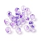 Glass Beads, Round, Blue Violet, 8mm, Hole: 1.4mm