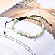 Verstellbare Nylonschnur geflochtenen Perlen Armbänder BJEW-JB05480-03-5
