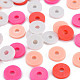 Handmade Polymer Clay Beads Strands CLAY-R089-8mm-T034-2