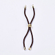 Nylon Twisted Cord Bracelet Making MAK-F018-14G-RS-2
