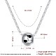 Модные 925 ожерелья стерлингового серебра BB30759-7