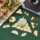 PH PandHall 100pcs Golden Mirrors for Crafts AJEW-PH0004-90A-4