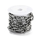 Alloy Twist Oval Link Chains LCHA-K001-04P-2
