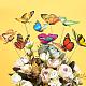 Benecreat 90 шт. красочные бабочки колья садовые украшения DIY-BC0010-05-4