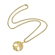 Подвеска из нержавеющей стали ожерелья NJEW-L117-03A-G-2