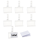 Прямоугольные многоразовые пластиковые держатели этикеток для полок ODIS-WH0043-56A-1