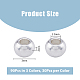 Dicosmetico 90 pz 3 colori 304 perline in acciaio inox STAS-DC0014-45-2