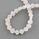 Natural Rose Quartz Stone Beads Strands G-R182-19-2