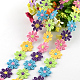 Ruban de polyester de fleurs NWIR-R022-06-1