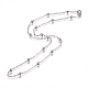 304 Stainless Steel Cable Chain Necklaces NJEW-L159-08A-P-2