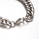 304 Stainless Steel Curb Chain Bracelets X-BJEW-M167-04P-2