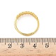 Латунные микро проложить пальцев кольца кубического циркония RJEW-H258-18G-5