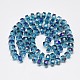 Electroplate Glass Beads Strands EGLA-Q083-10mm-A02-2
