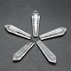 Natürliche spitze Quarzkristallperlen X-G-E490-C06-1