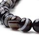 Natural Striped Agate/Banded Agate Beads Strands G-S259-04A-12mm-3