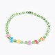 Acryliques perles de colliers d'enfants NJEW-JN02235-05-1