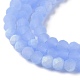 Chapelets de perles en verre imitation jade EGLA-A034-J3mm-MB03-4