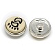 Alloy Resin Buttons SNAP-A034-P2-NR-2