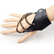 Right Side Punk Leather Twisted Chain Glove AJEW-O016-02R-5