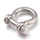 304 Stainless Steel D-Ring Anchor Shackle Clasps STAS-Z017-16P-3