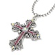 Ожерелья с подвесками в форме креста и стразами FK0815-9-2