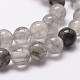 Nuvoloso naturale perle di quarzo fili G-G735-37-12mm-3