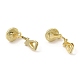 Alloy Clip-on Earring Findings FIND-L015-012A-G-2