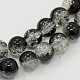 Two Tone Crackle Glass Beads Strands CCG-Q002-4mm-M-3
