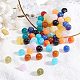 PandaHall Elite 450 pcs Round Imitation Gemstone Acrylic Beads for Jewelry Craft Making OACR-PH0001-02-5