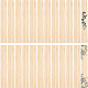 Benecreat 24 個の空白の竹のしおり  未完成の木製吊り下げタグ  彫刻用  絵画  長方形  小麦  200x30x2mm  穴：3.5mm FIND-BC0003-45B-1