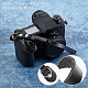 Olycraft 5 個黒本革カメラリストストラップ牛革カメラハンドストラップ革カメラストラップミラーレスカメラ用  小型デジタルカメラ - 10x0.6x0.4 FIND-WH0038-11-4