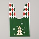 クリスマステーマのビニール袋  クリスマスパーティーのお菓子スナックギフトオーナメント  カラフル  22.6x13.5cm  50個/袋 ABAG-L011-A05-2