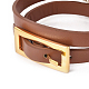 Imitation bracelets d'enveloppe de cuir BJEW-G620-E01-3