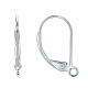 925 Sterling Silver Hoop Earrings X-STER-P032-06S-2