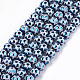 Electroplate Glass Beads Strands EGLA-T012-03A-1