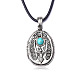 Alloy Pendant Necklaces NJEW-F235-08AS-1