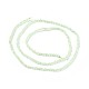 Chapelets de perles en verre imitation jade GLAA-F094-C03-2