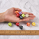 Cheriswelry 80Pcs 8 Colors Opaque Resin Beads RESI-CW0001-06B-6