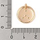 Латунь с подвесками из прозрачного кубического циркония KK-N256-24D-G-3