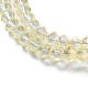 Chapelets de perles en verre électroplaqué EGLA-J026-3mm-F23-2