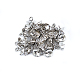 UNICRAFTALE 100pcs 10x8mm 304 Stainless Steel Peg Bails Pendants Screw Peg Bails Small Screw Eye Pins Clasps 1.2mm Pin Eye Screws Connectors for Half Drilled Beads Jewelry Earring Making STAS-UN0002-26P-3