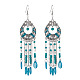 Серьги-подвески из сплава и смолы в тибетском стиле FS-WG46048-03-2