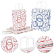 Nbeads 36Pcs 12 Styles Rectangle Bubble Paper Gift Bags CARB-NB0001-12-4