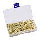 5 taille de perles acryliques plaquées PACR-LS0001-01G-7