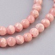 Chapelets de perles en rhodochrosite naturelle G-F568-116-4mm-3