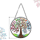 Ornamento da appendere albero della vita in acrilico TREE-PW0001-92A-1