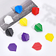 CHGCRAFT® 70Pcs 7 Colors ABS Dart Flights Wholesale for Steel Tip Dart and Soft Tip Darts FIND-CA0006-66-4