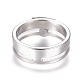 304 anelli in acciaio inox RJEW-F098-06P-3